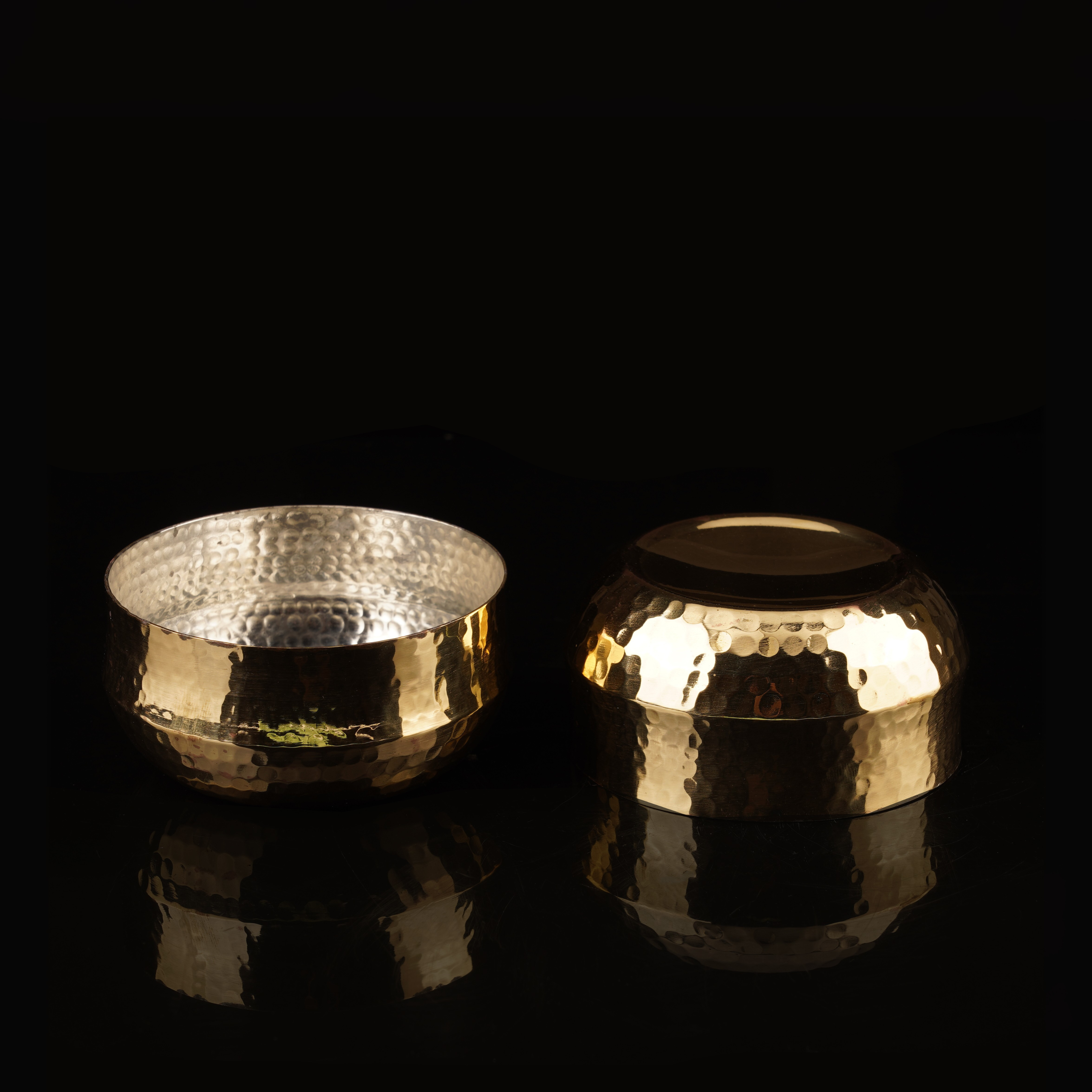 Hookka Katori Gold Kalai Set of 2