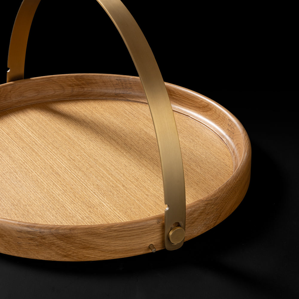 Brass Band Round Tray