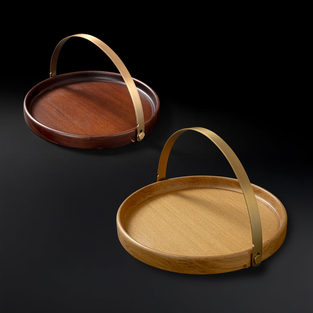 Brass Band Round Tray