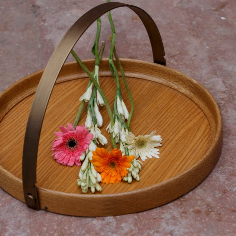 Brass Band Round Tray