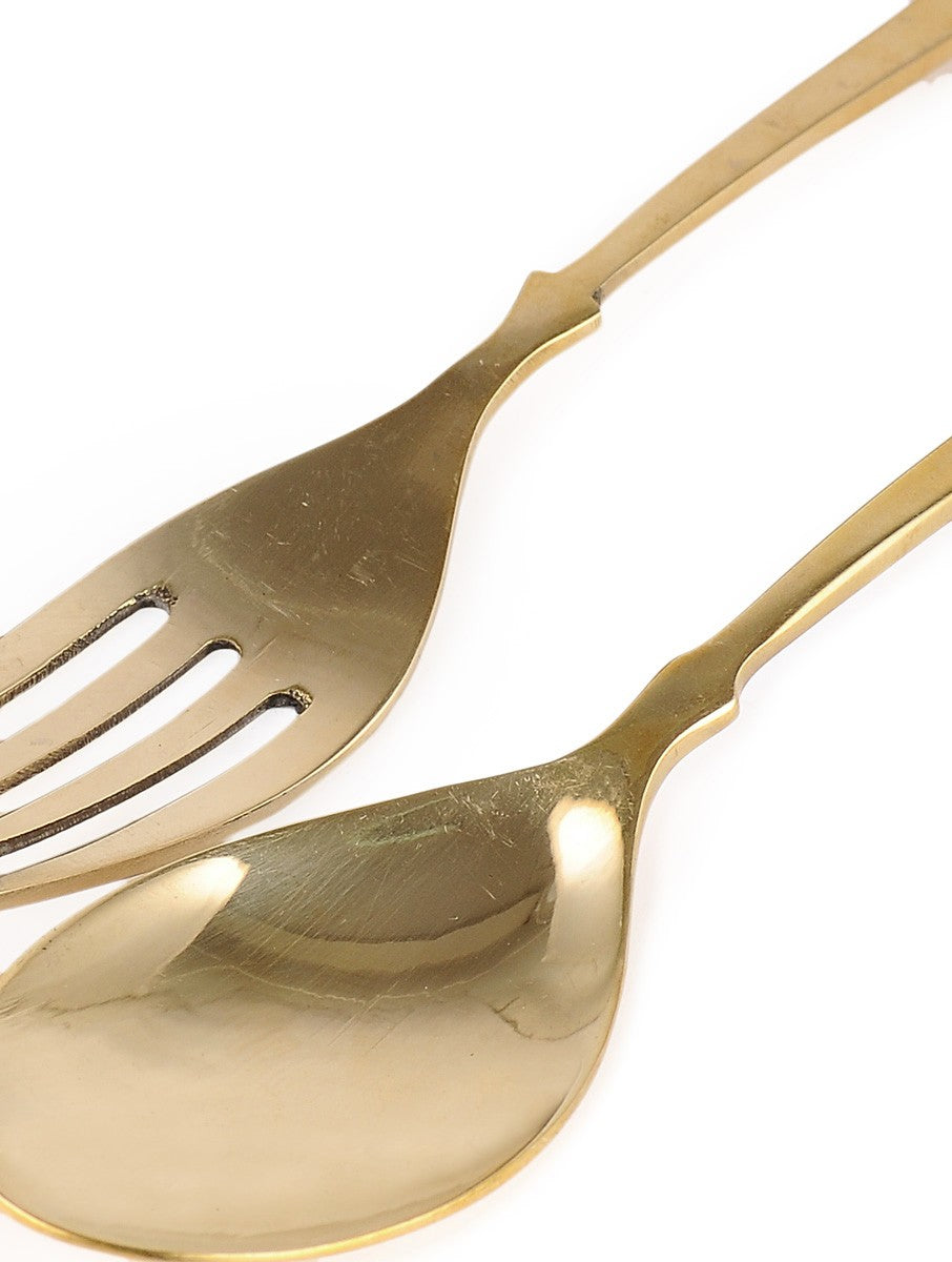 Crescent Spoon and Fork set