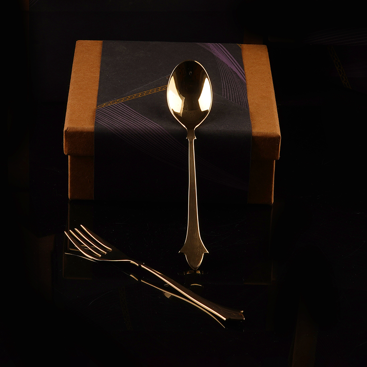Crescent Spoon & Fork