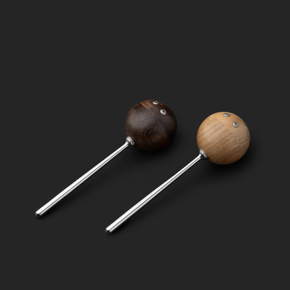 Gada Salt Pepper Shaker Chandi