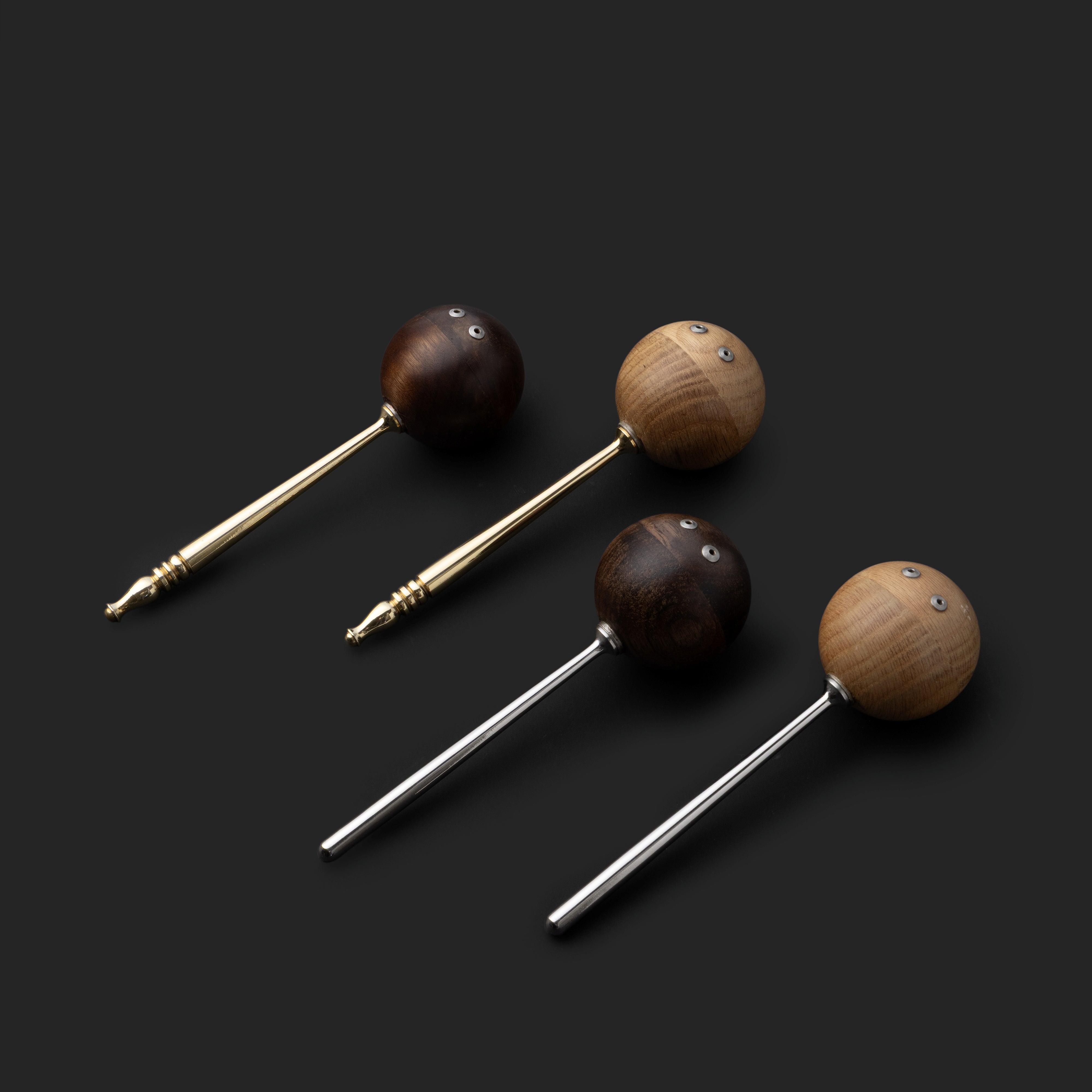 Gada Salt Pepper Shaker Chandi