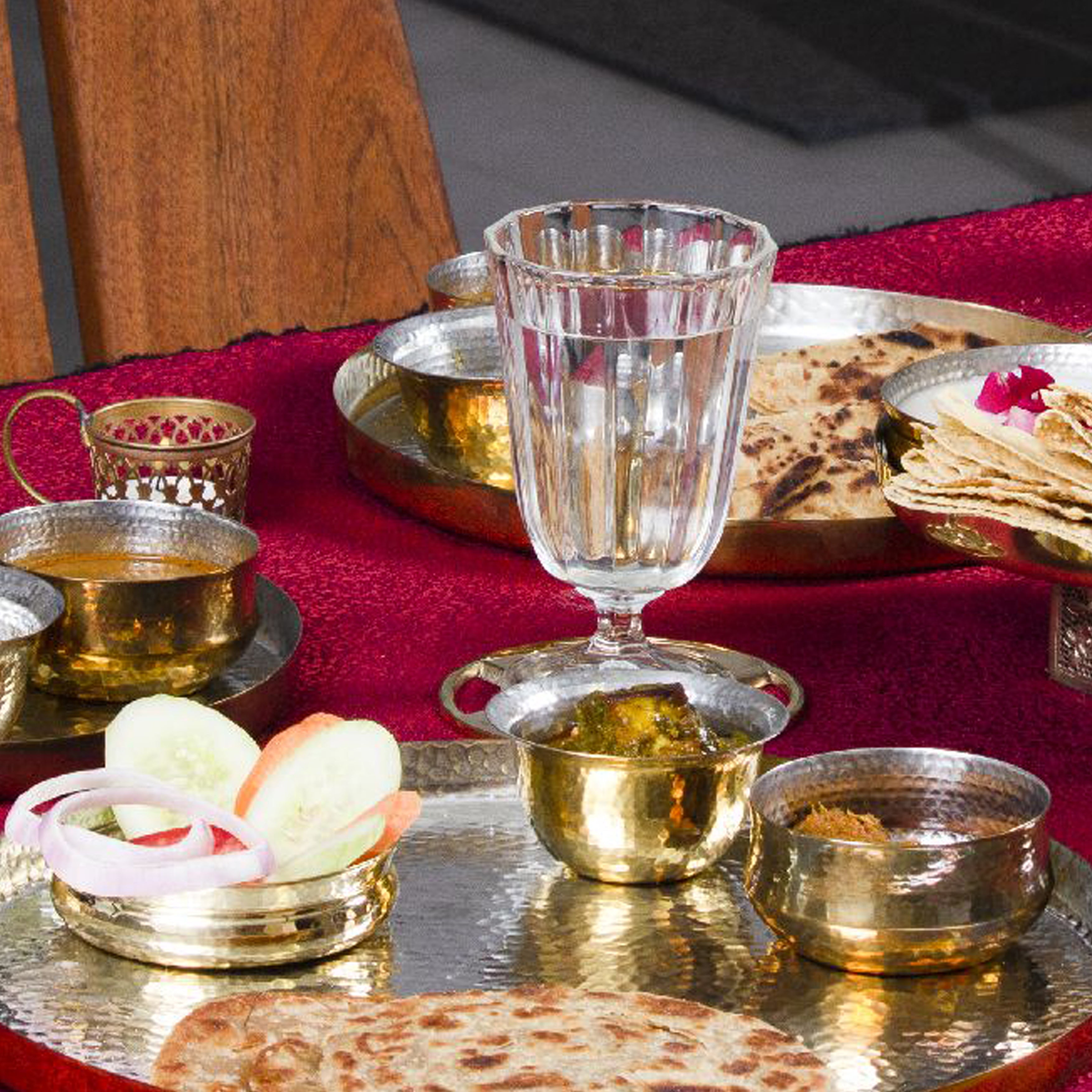 Hookka Katori Gold Kalai Set of 2