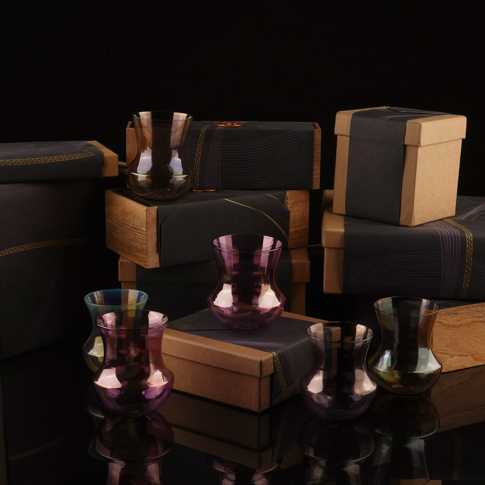 Hookka Glasses Assorted Set of 6