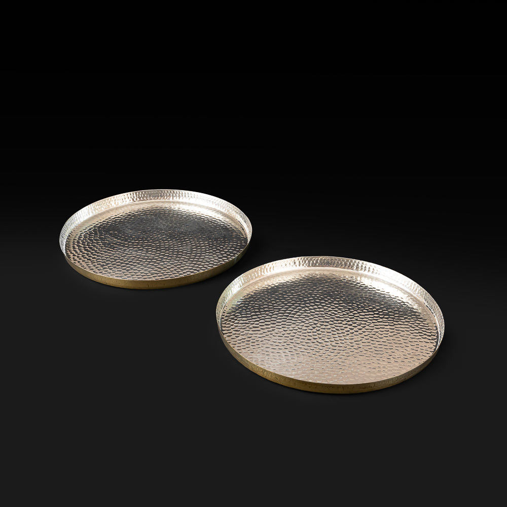 Hookka Thaali Gold Kalai Set of 2