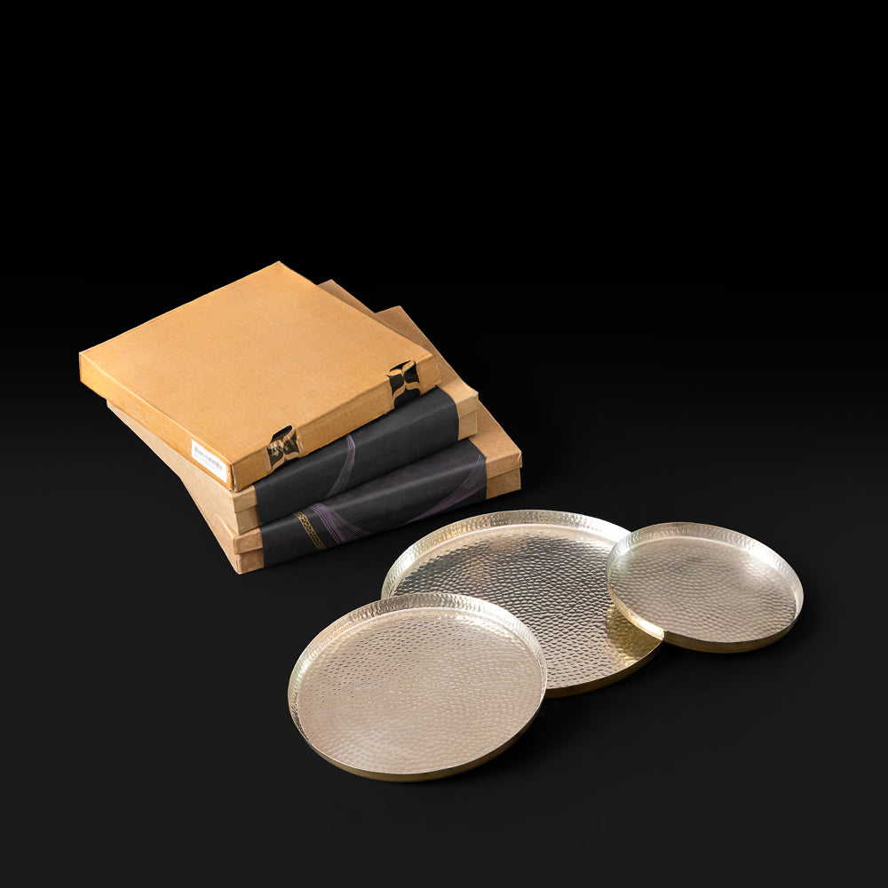 Hookka Thaali Gold Kalai Set of 2