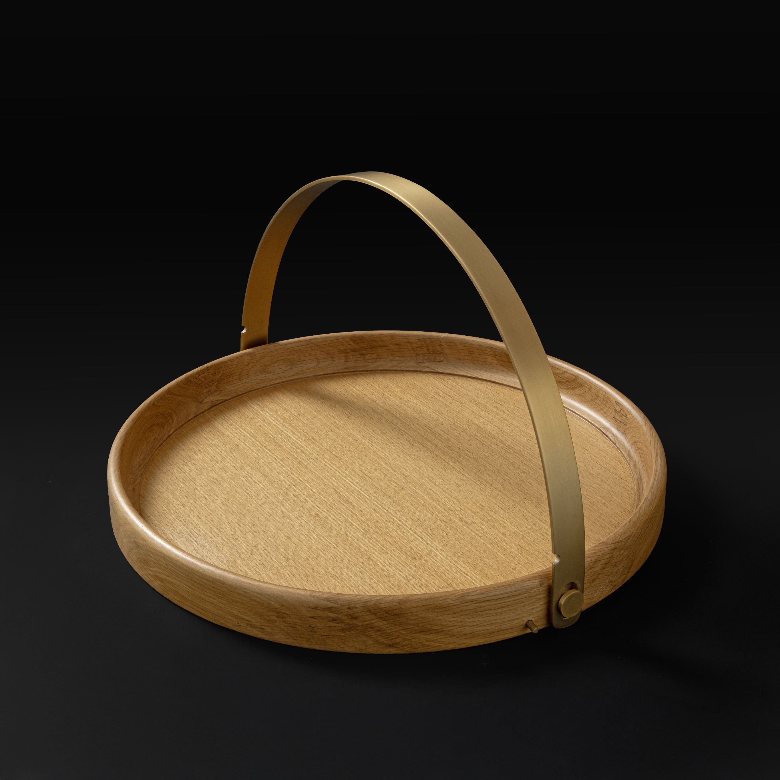 Brass Band Round Tray