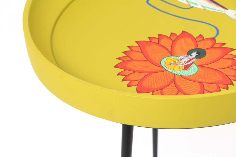 Kalam Table The Fish, the Scholar and The Lotus