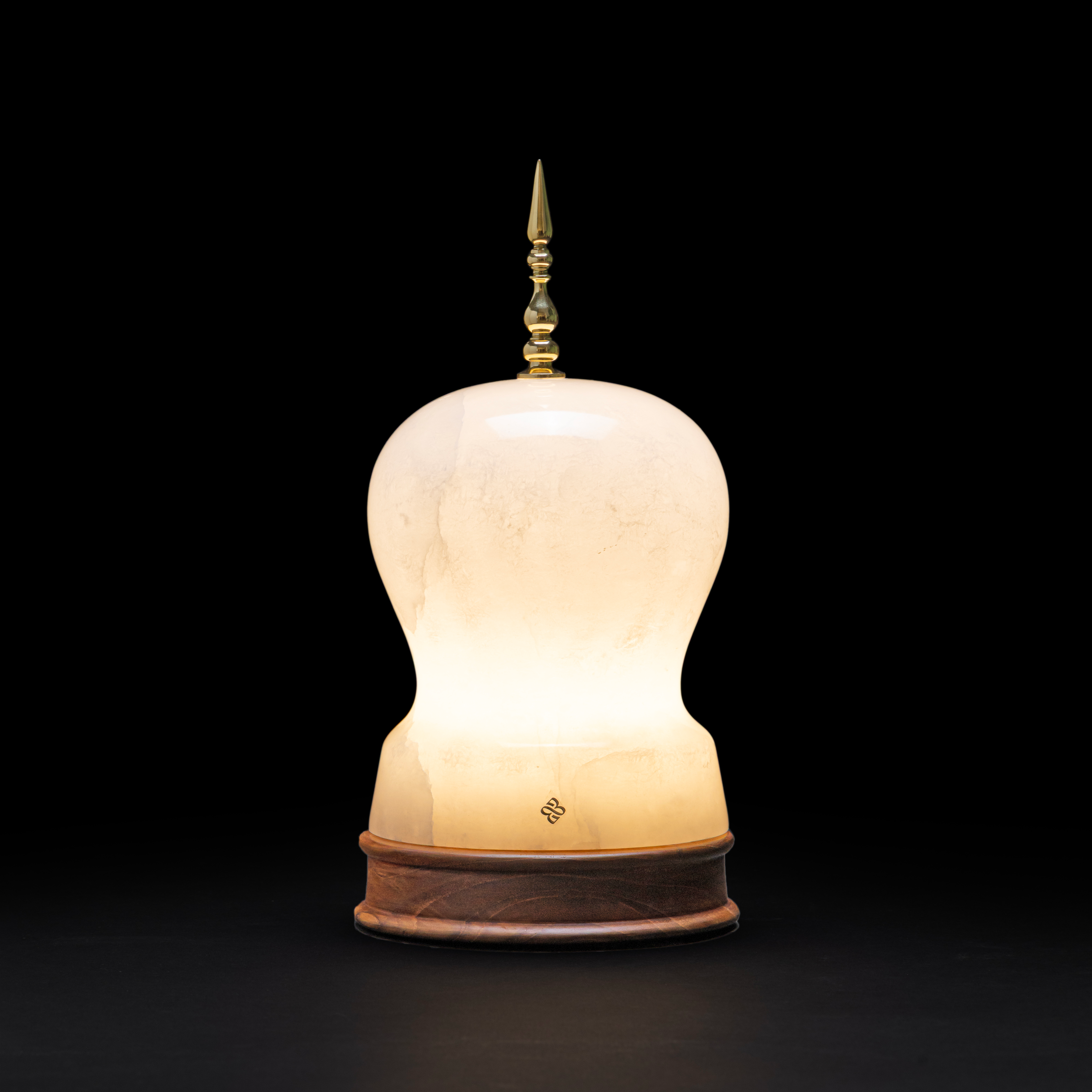 Konark Portable Lamp Alabaster