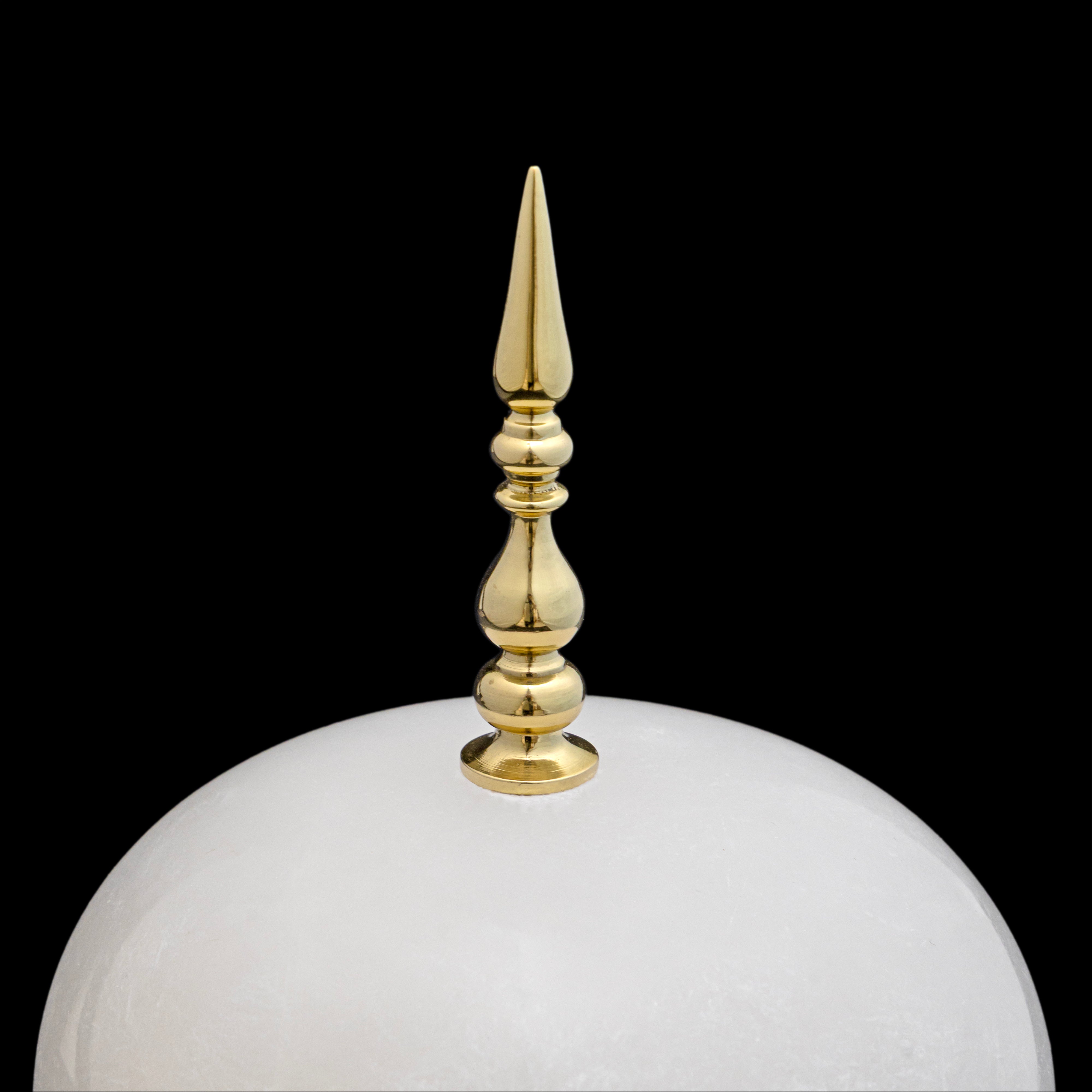 Konark Portable Lamp Alabaster