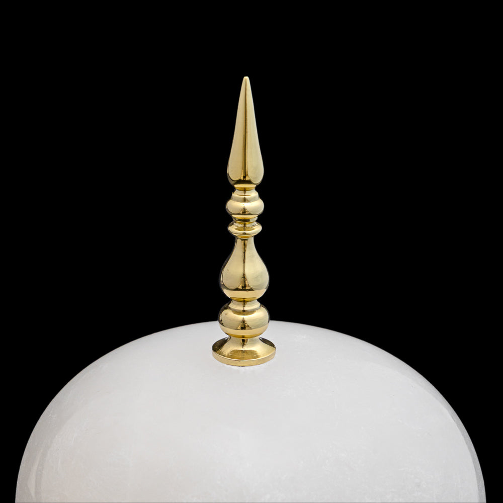 Konark Portable Lamp Alabaster