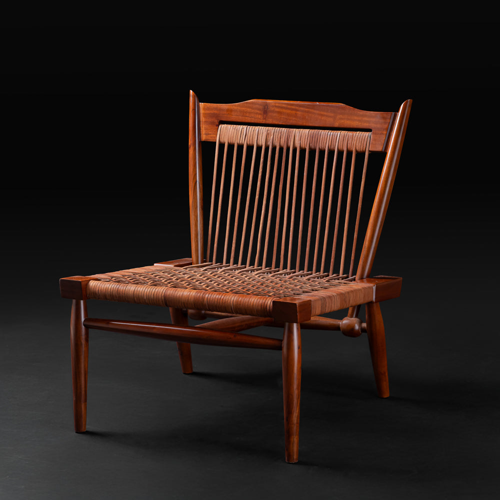 Leather Strap Lounge Chair