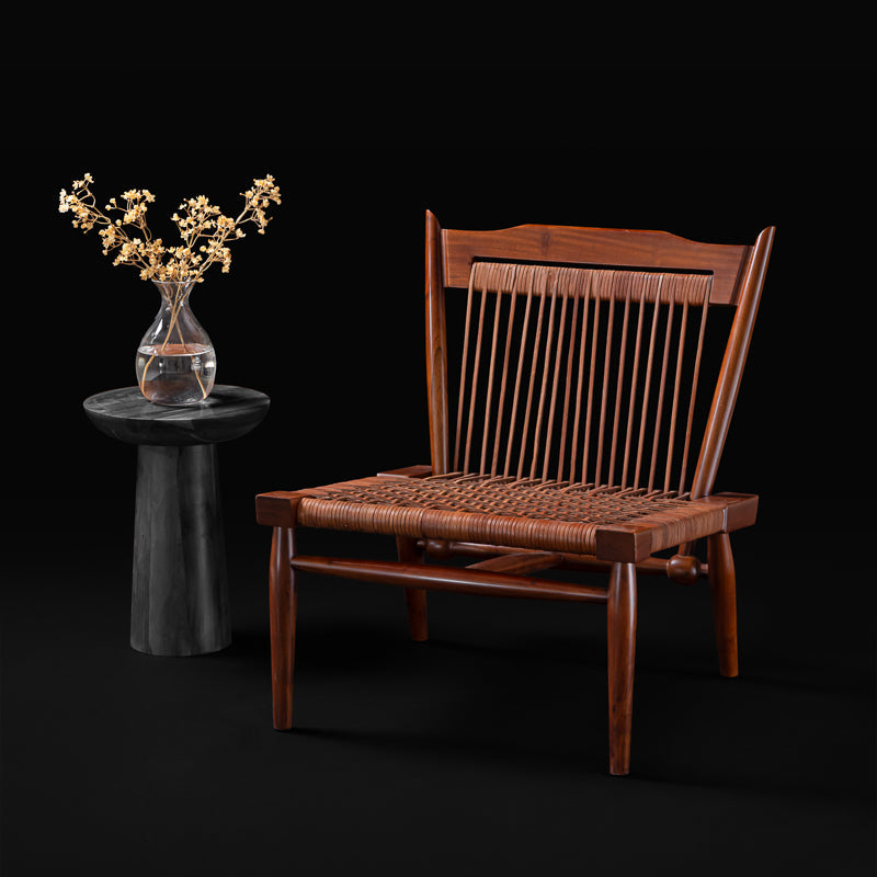 Leather Strap Lounge Chair
