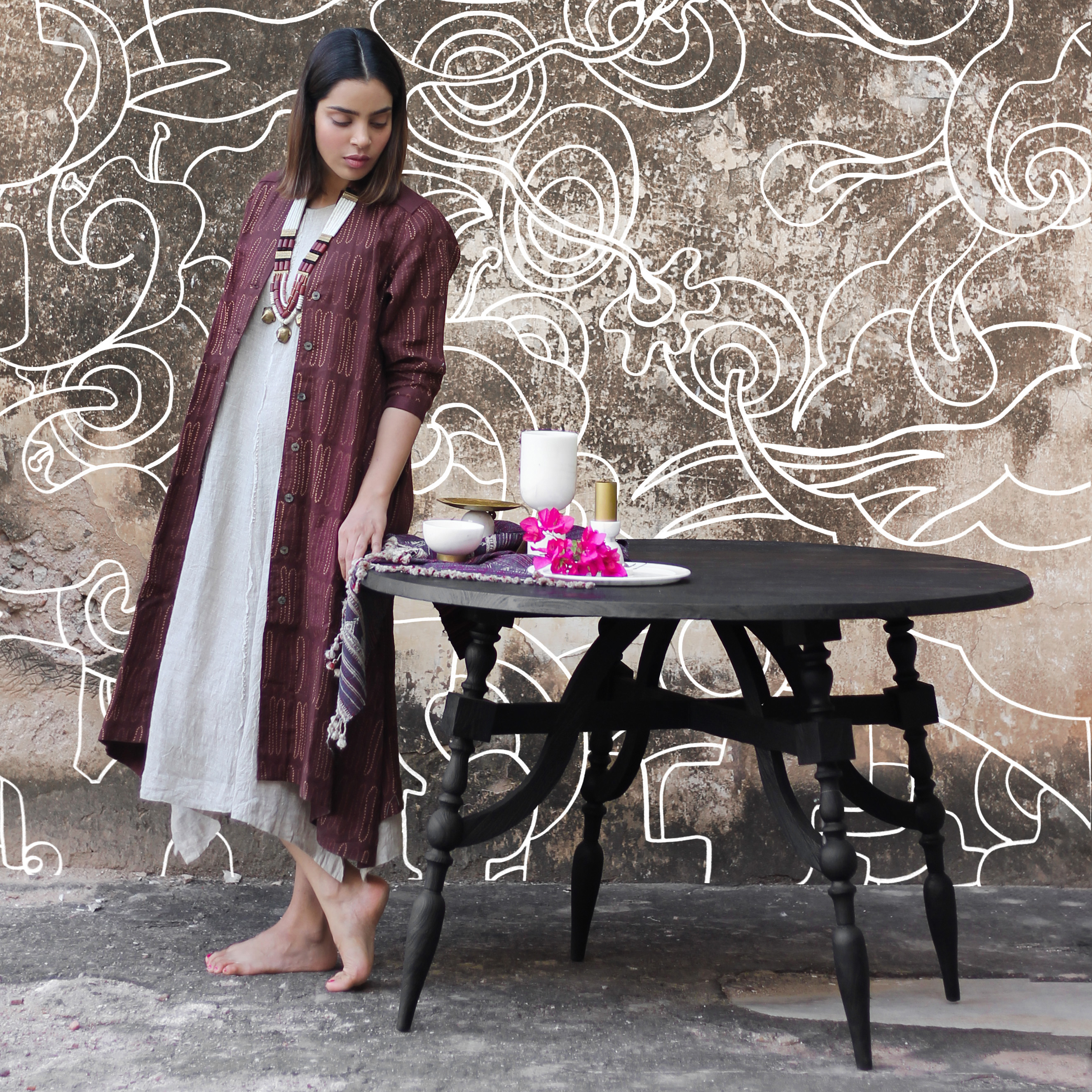 Masharbia Table Foldable