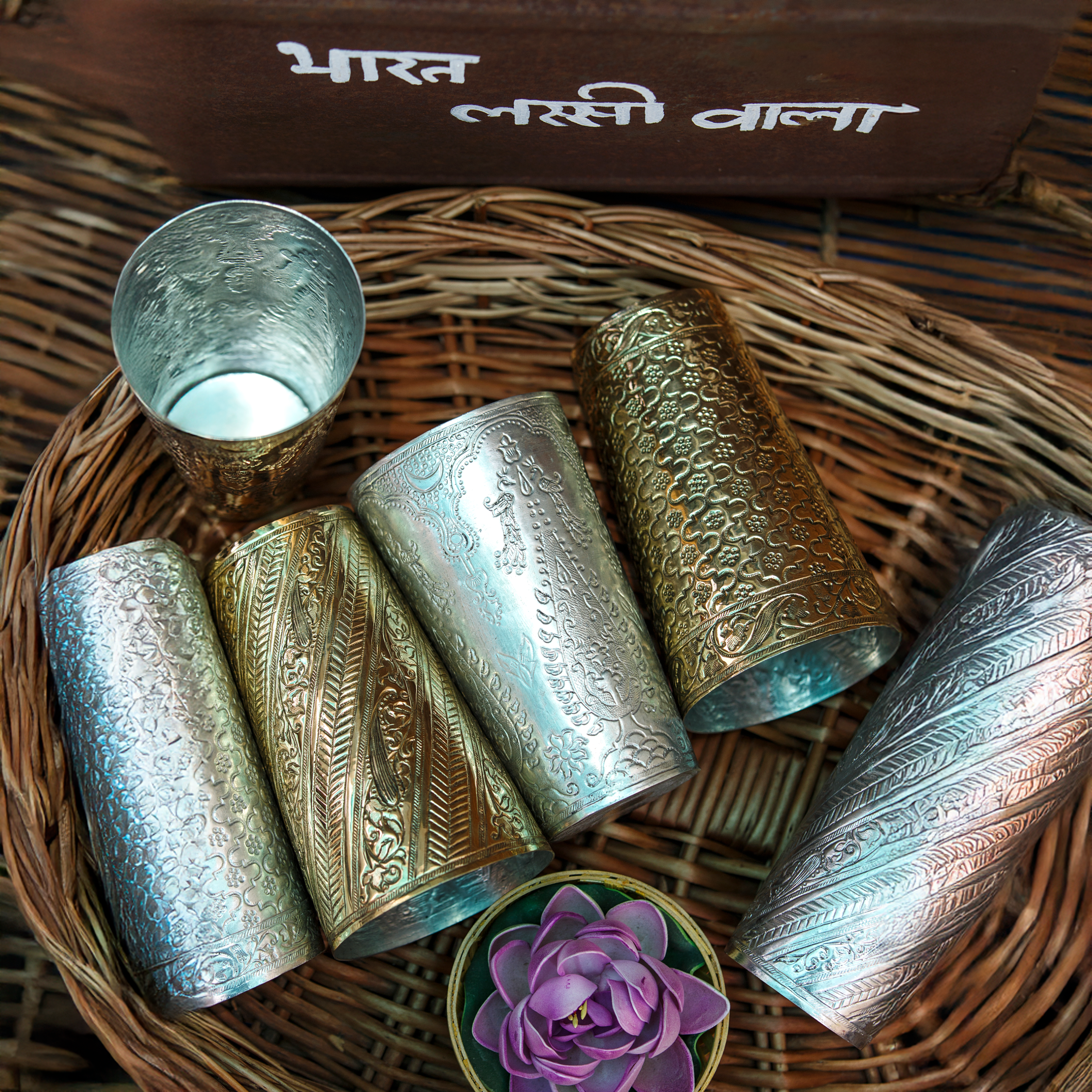 Nafees Lassi Glass Chandi