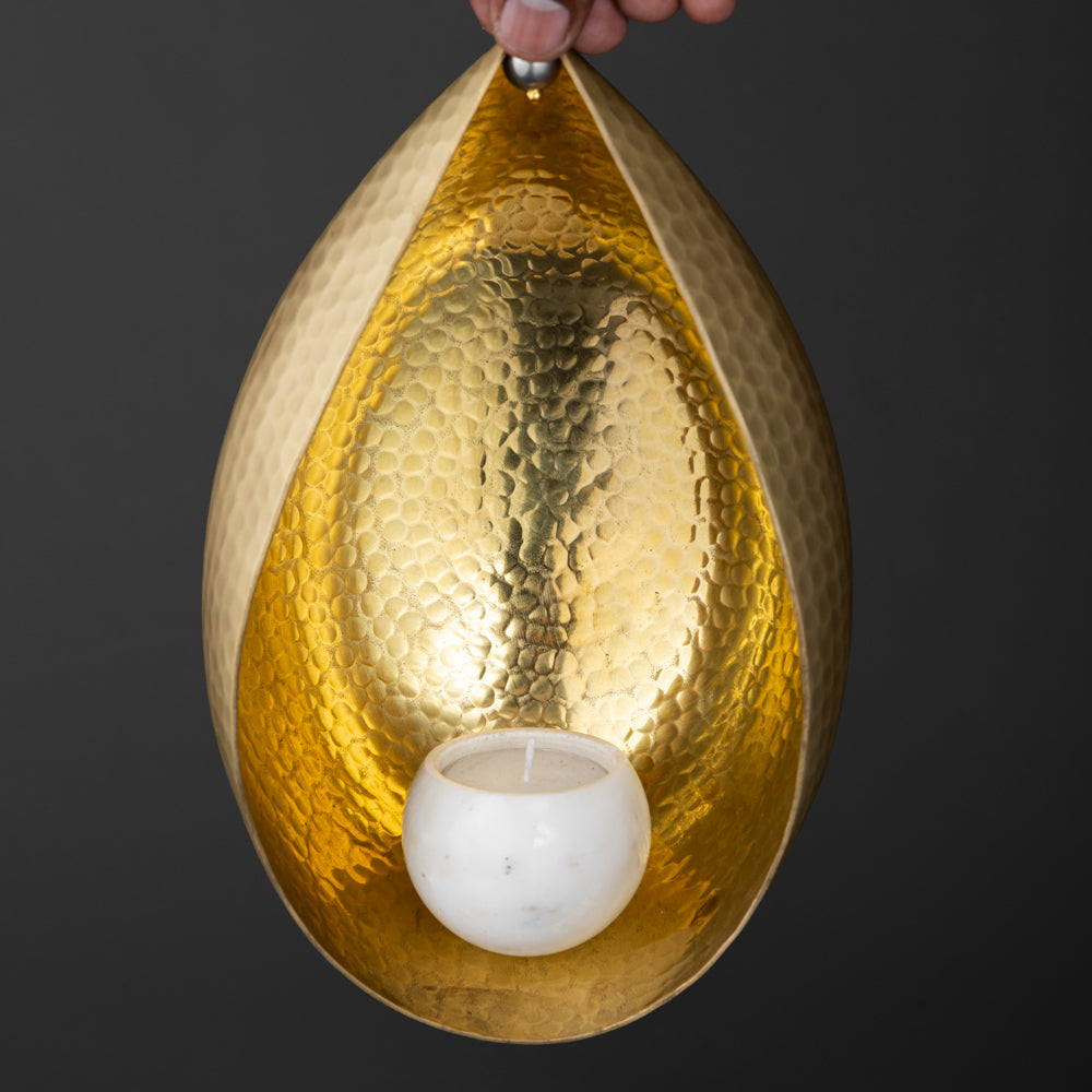 Oas Marble Ball Candlestand