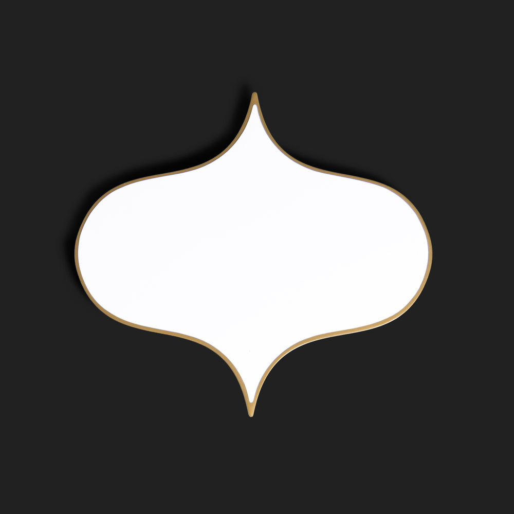 Ogee Magnetic Wall Art Organiser White