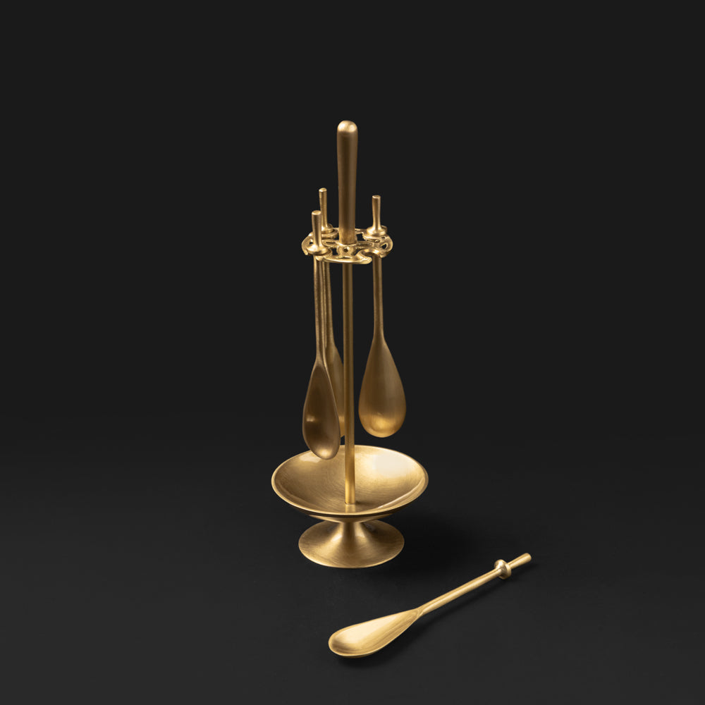Oorja 4 Spoons and Stand