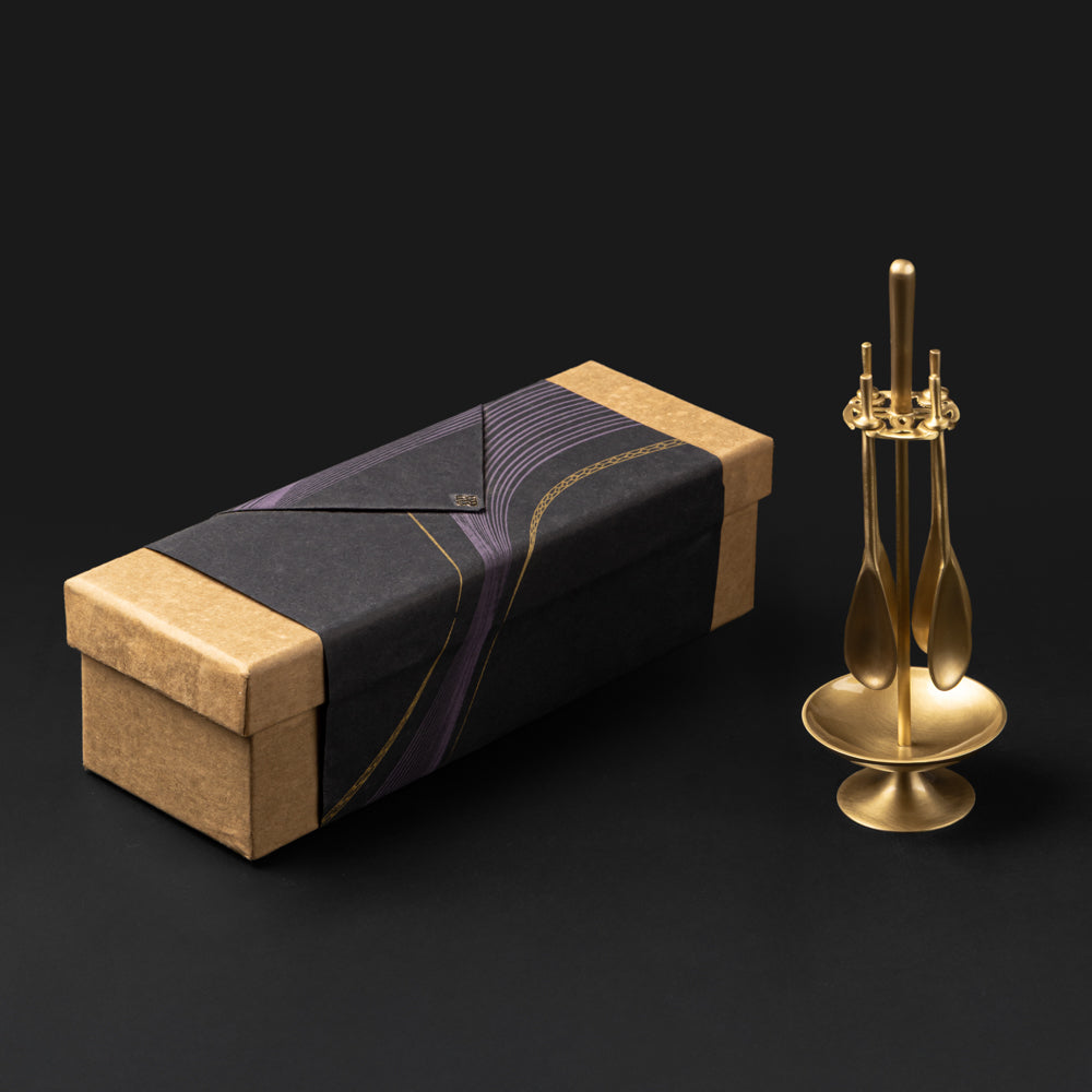 Oorja 4 Spoons and Stand