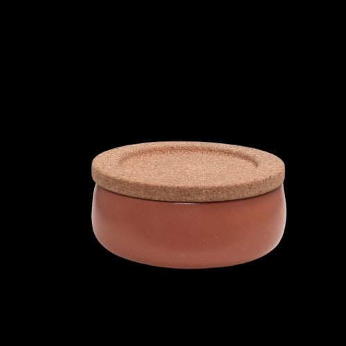 Stack Bowl 8" High with Lid- Peach