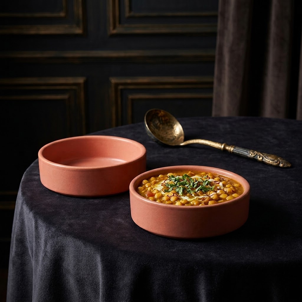 Stack Bowl Medium- Coral set of 2