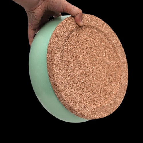 Stack Bowl 8" Low with Lid- Teal