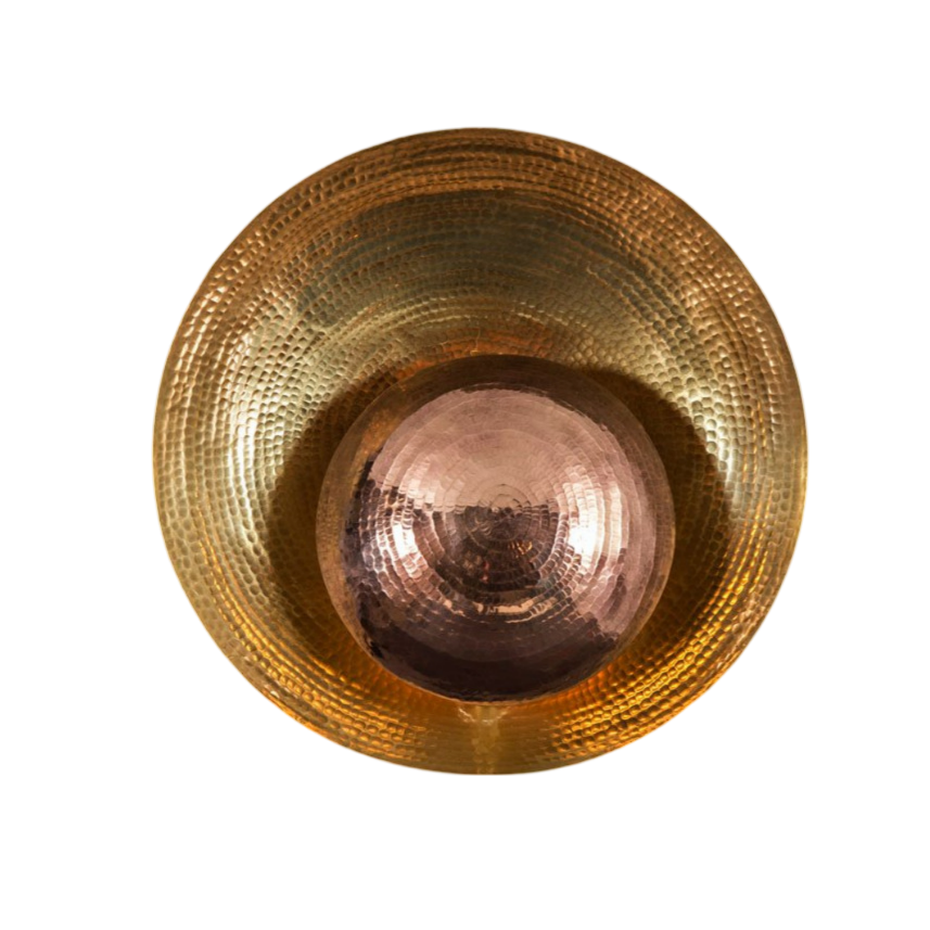 Tava lamp wall wall decor lighting wall lamps handcrafted handbeaten brass copper iron thathera craft, hanging lamp, ancient vintage handcrafted lamp