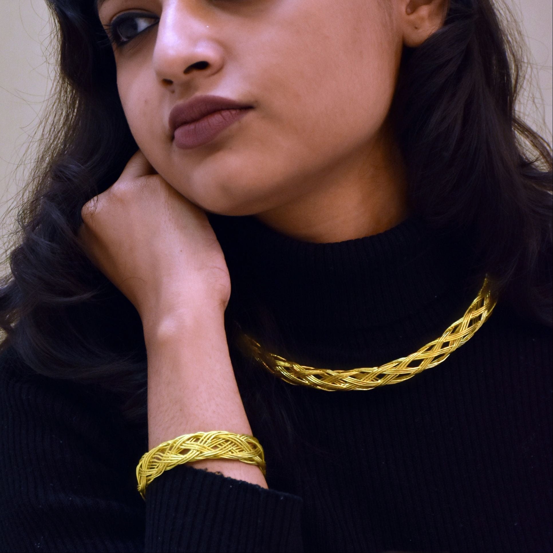 Tokri Bangle and Necklace Set