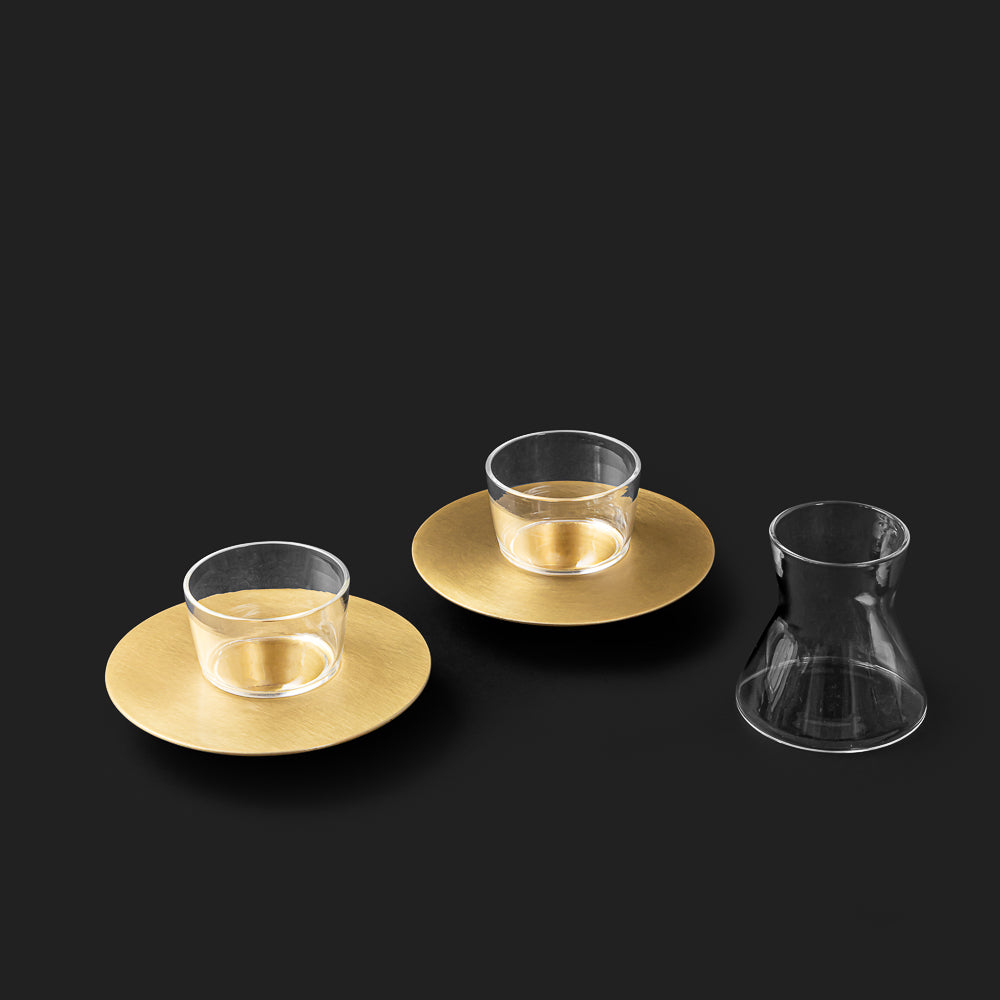 UFO Cup Saucer Set of 2 With Mini Jar
