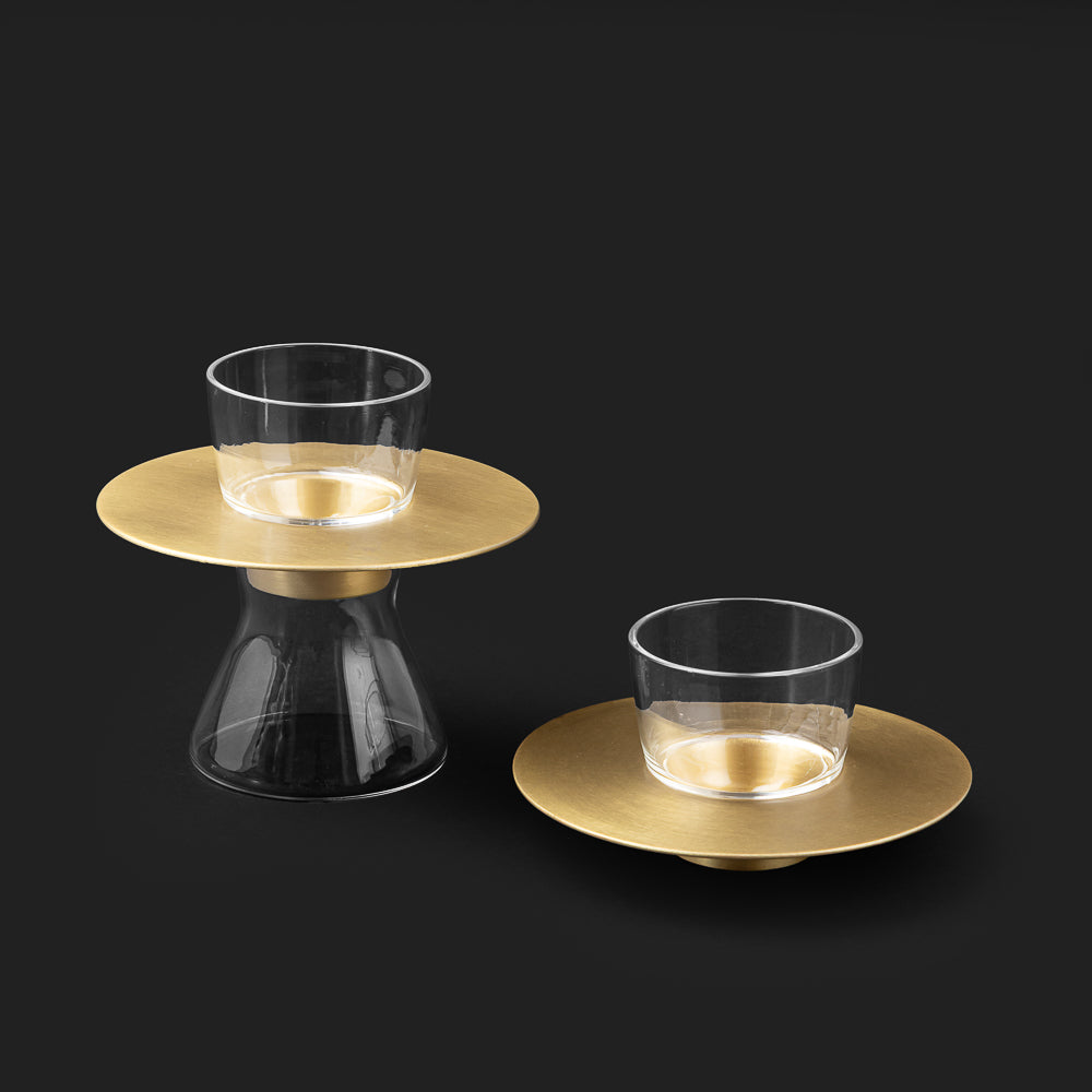 UFO Cup Saucer Set of 2 With Mini Jar