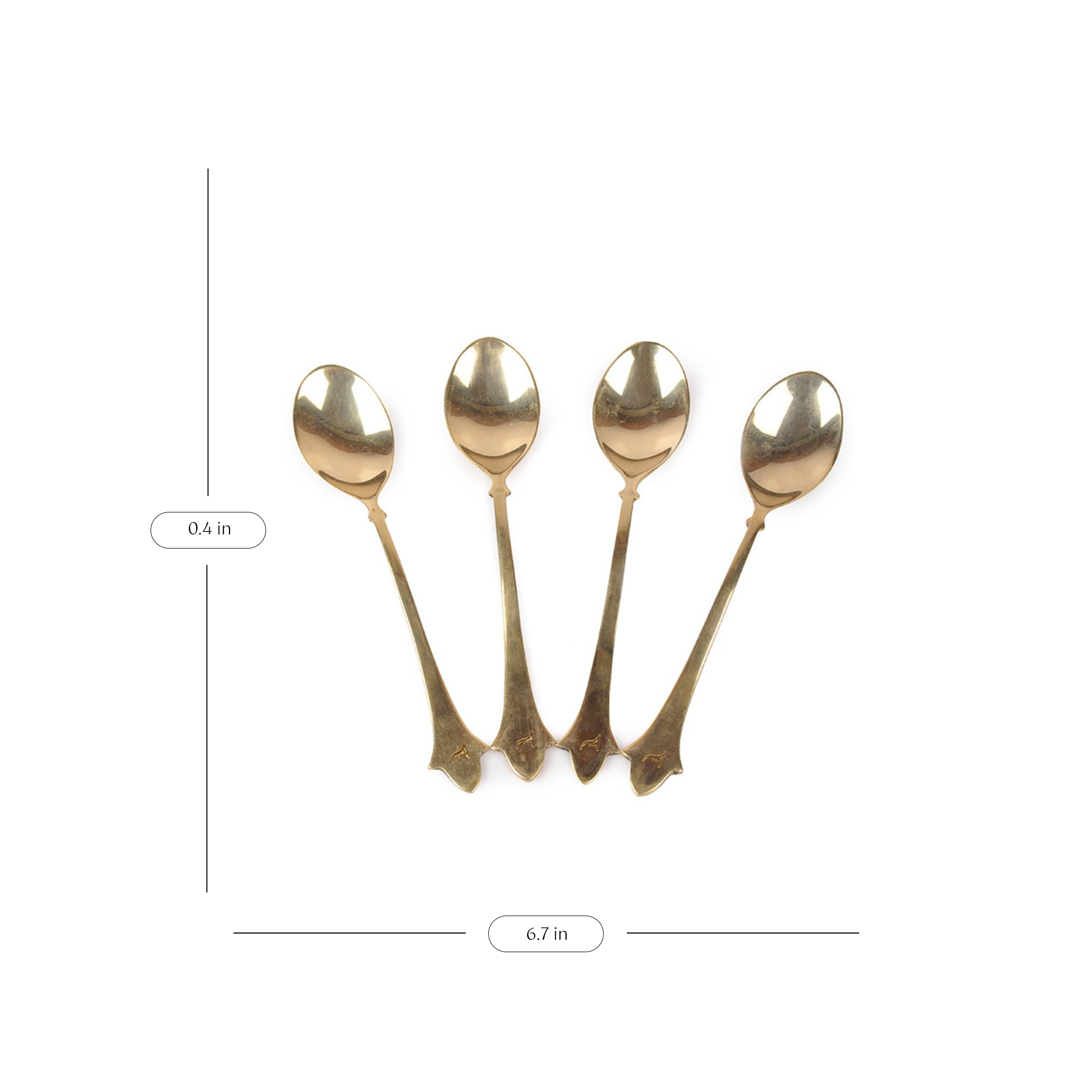 Crescent Spoons Set of 4