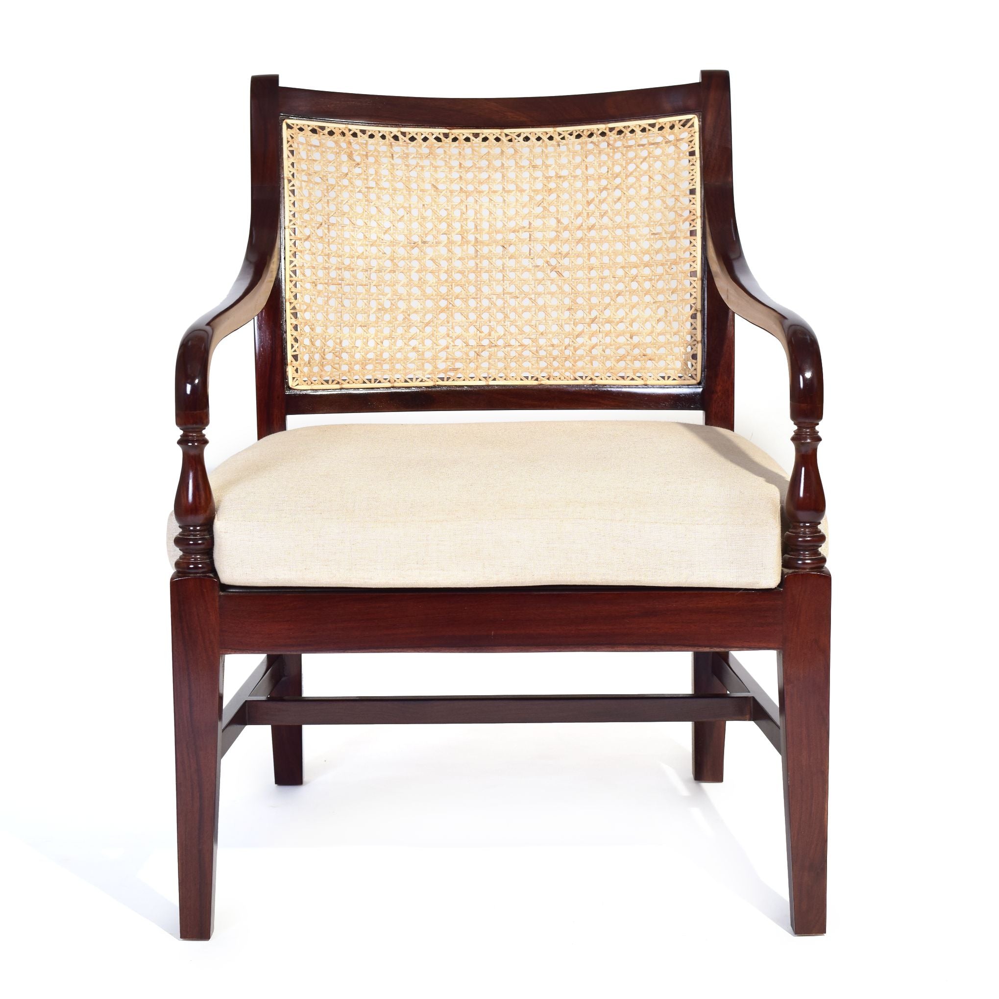 Gonsalves Lounge Chair Furniture dining chair - stationery product online - buy furniture online - wooden furniture for home - home furniture online - cane furniture - Vintage chair - Goan style furniture - trending furniture