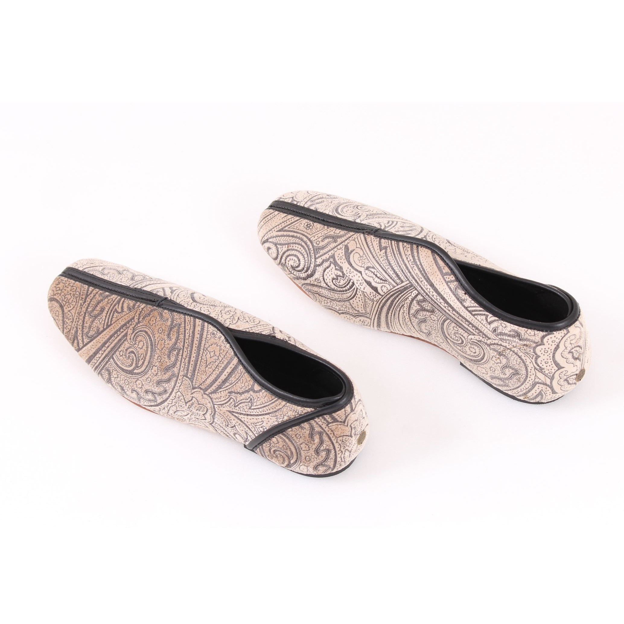 Flow Shoes Beige Emboss