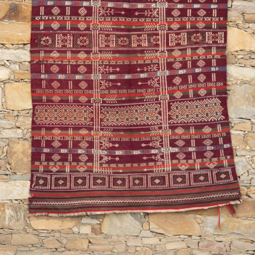 Kilim Rug Afghan Sao 3403X1295 Home textiles Rugs, Carpets