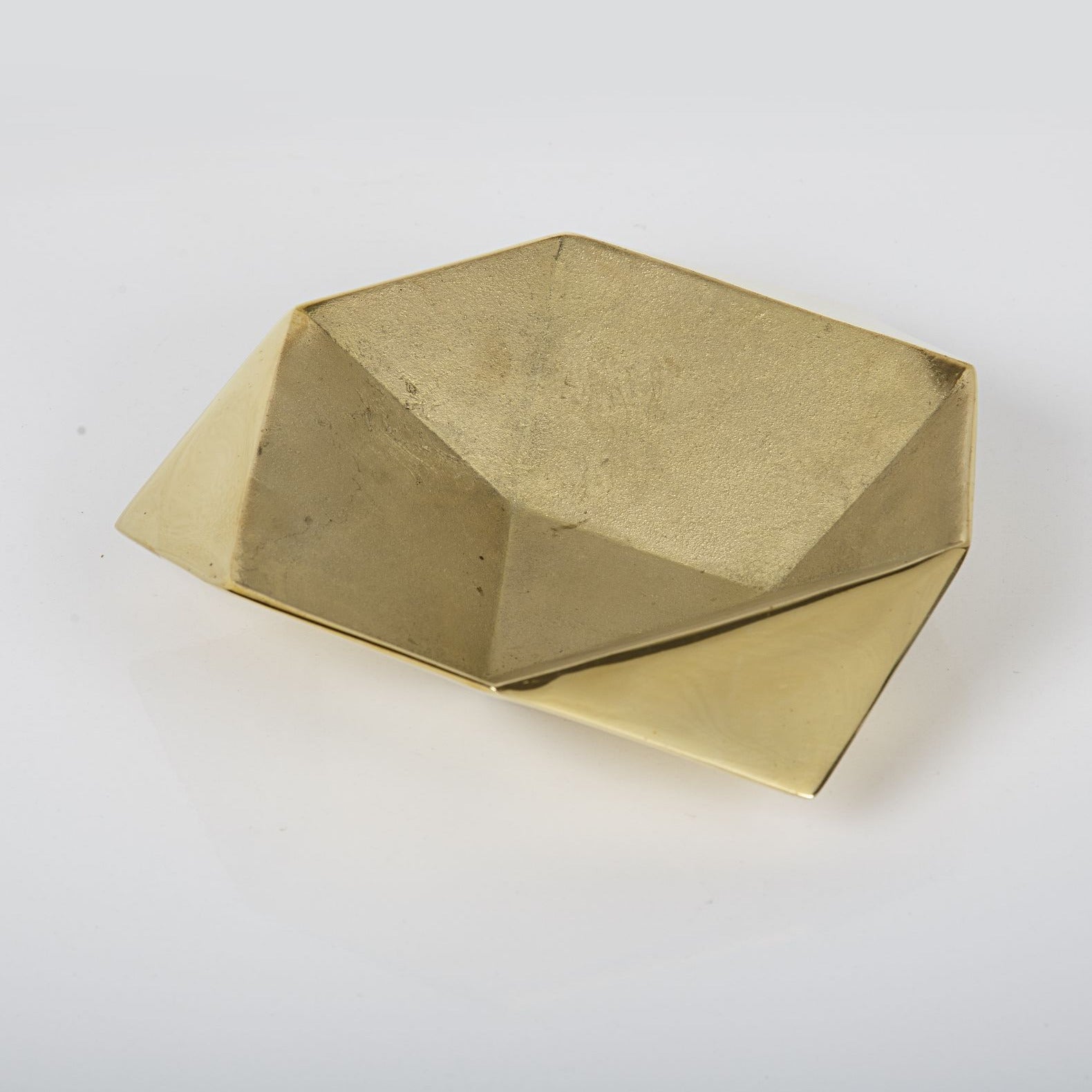 Origami Bowl Large Brass Home Obecjet