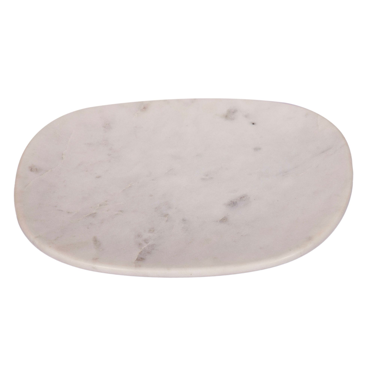 Reva platter handcrafted marble platter handmade in White marble & Bidasaar Brown Marble Home object serving dinnerware dinning