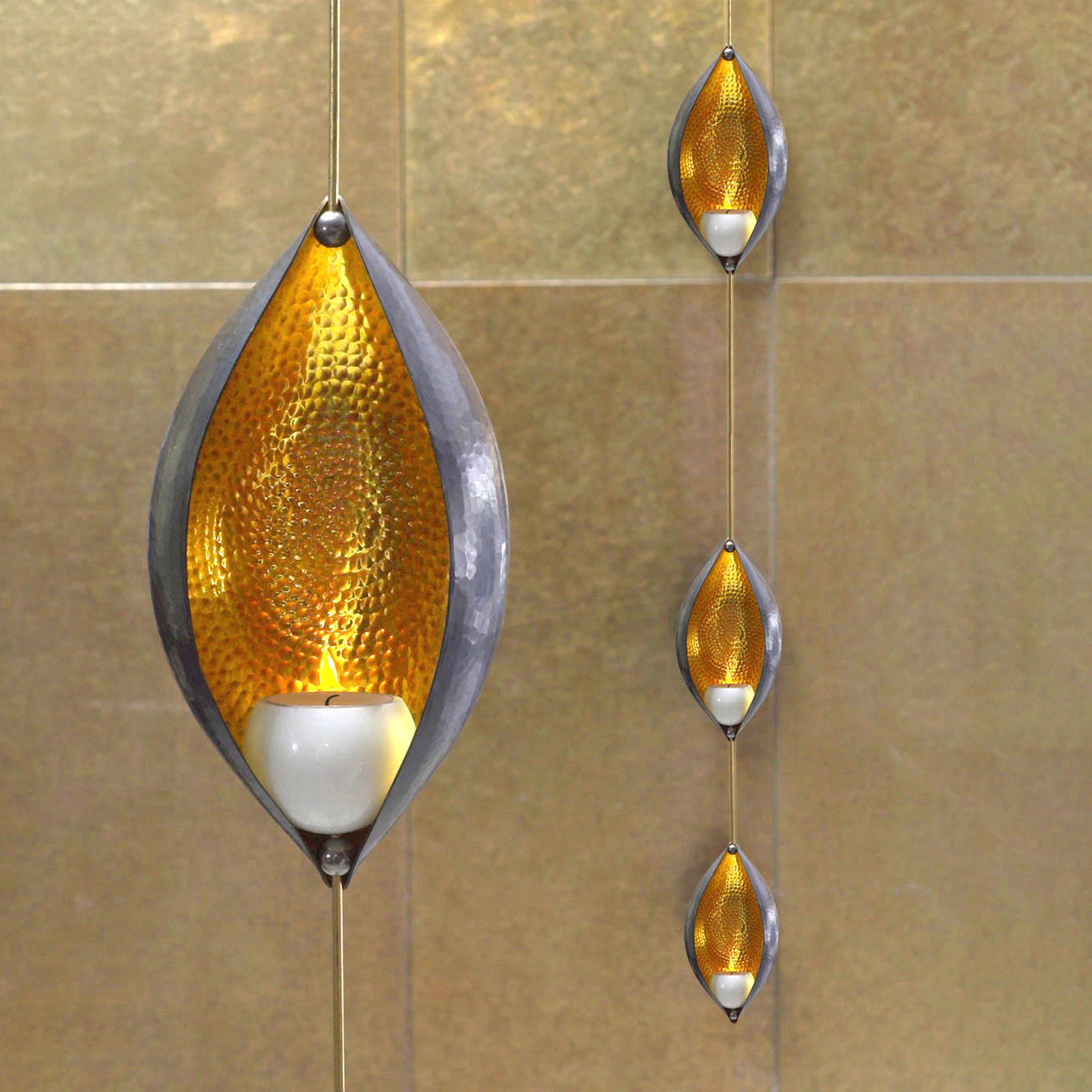 Trinetra 10 in Set of 3 Home Objects , Lighting & Fragrances, candle setup lighting and home decor, handmade, vintage ancient candle stand and home decoation