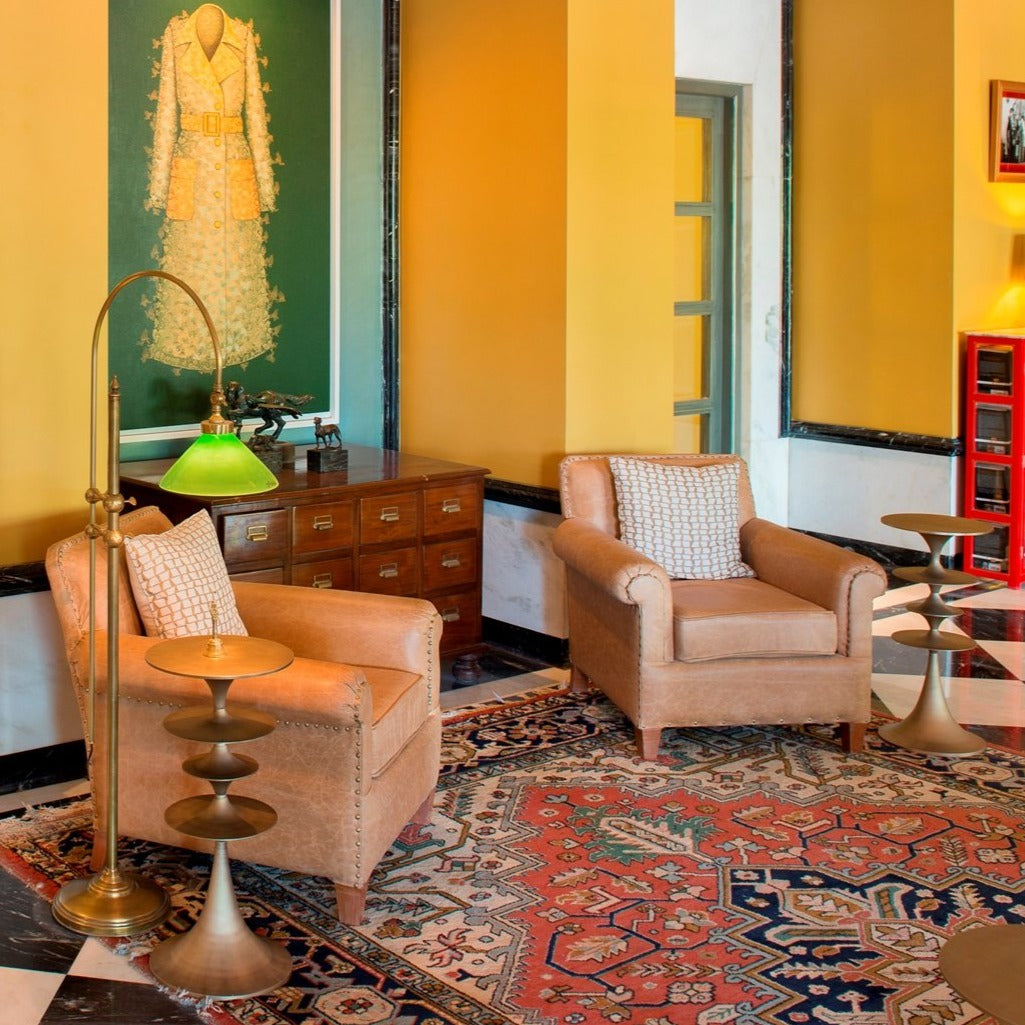 Umaid Side Table Furniture Side Table, ancient vintage side table, handcrafted table, stool