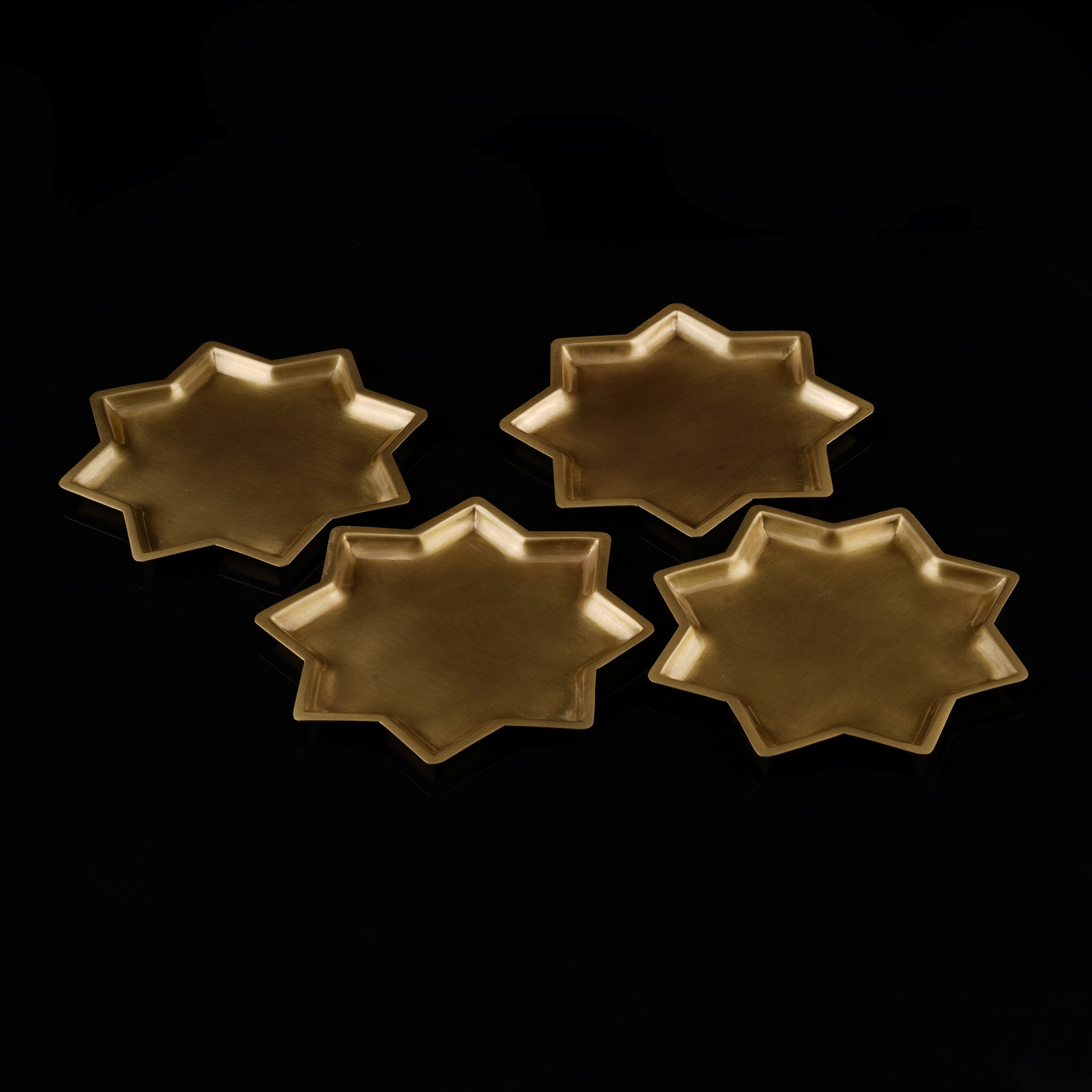 8 Point Star Plate Sona Set of 4