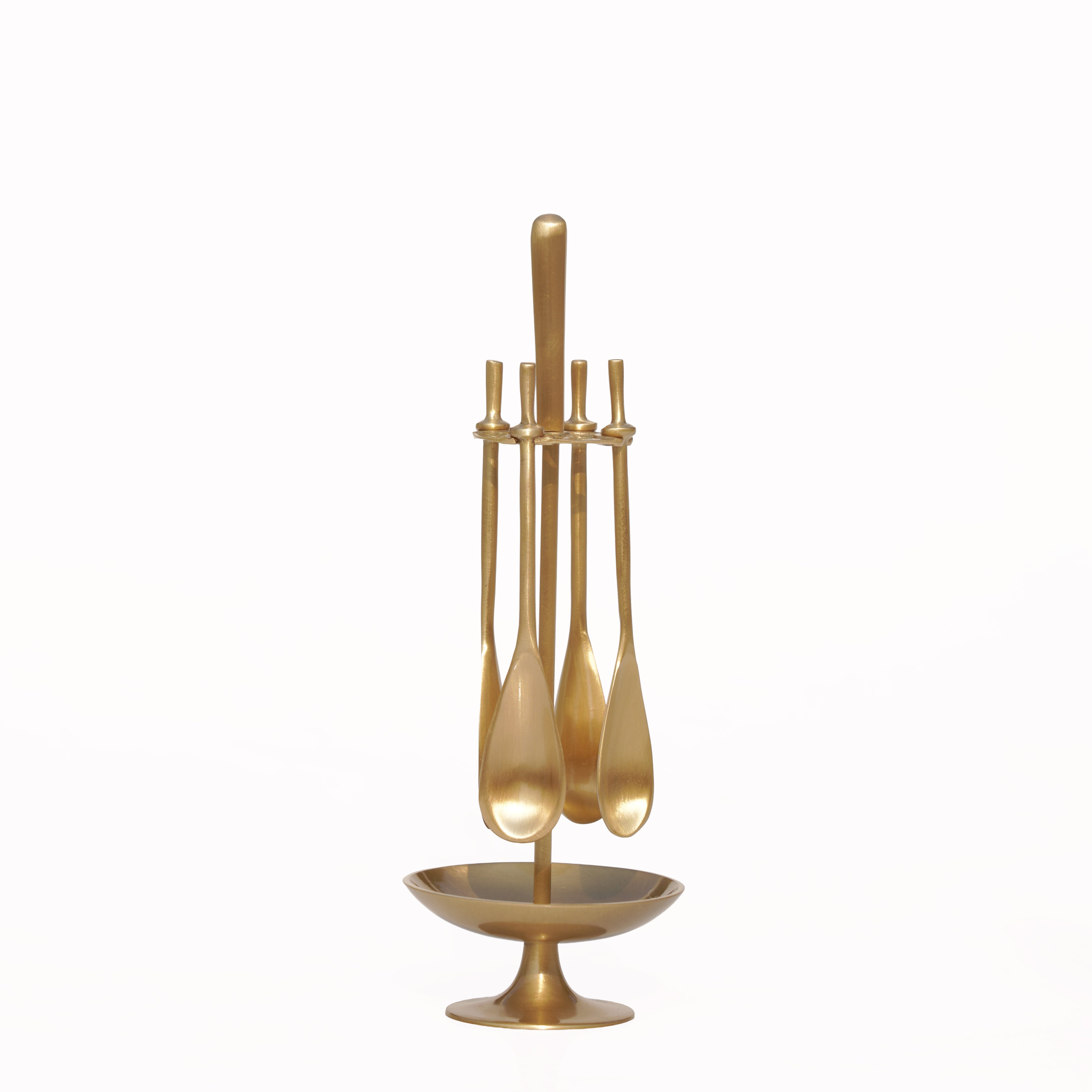 Oorja 4 Spoons and Stand