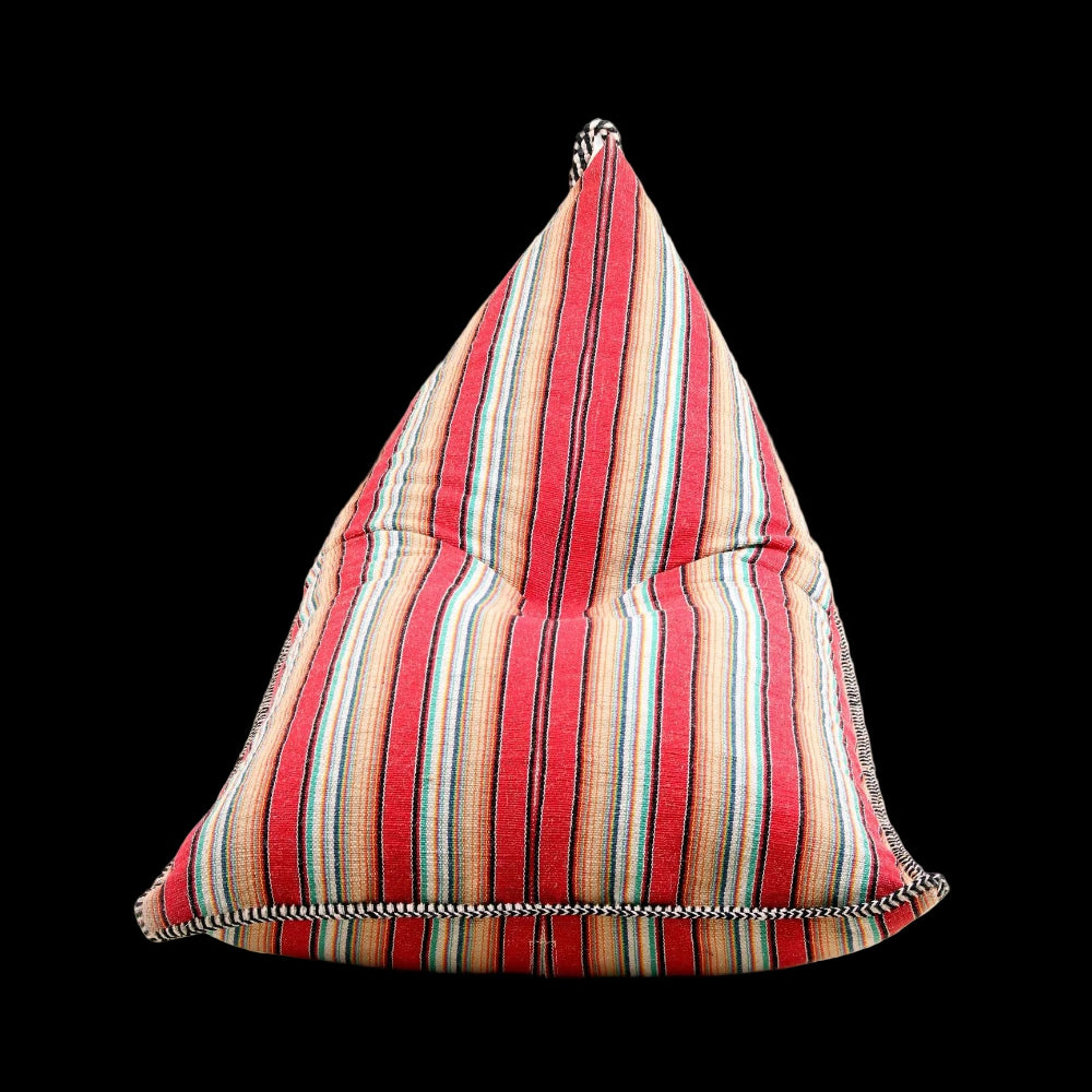 Handwoven Samosa Bean Bag