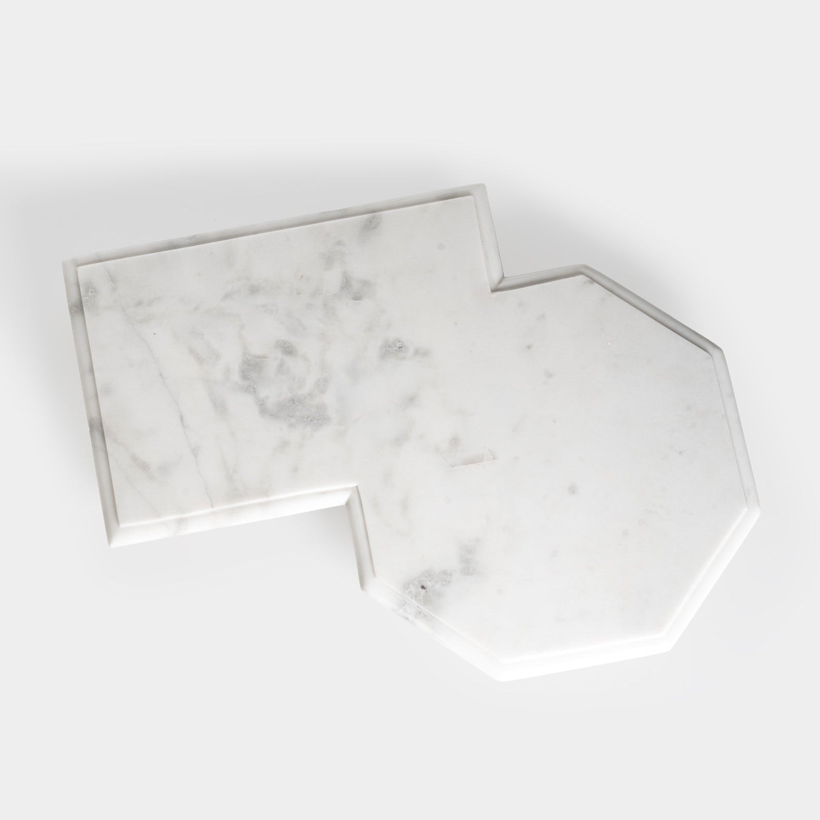 Ahilya Ghat Pedestal Platter Octa  Accessory Serving & Dining Marble Craft