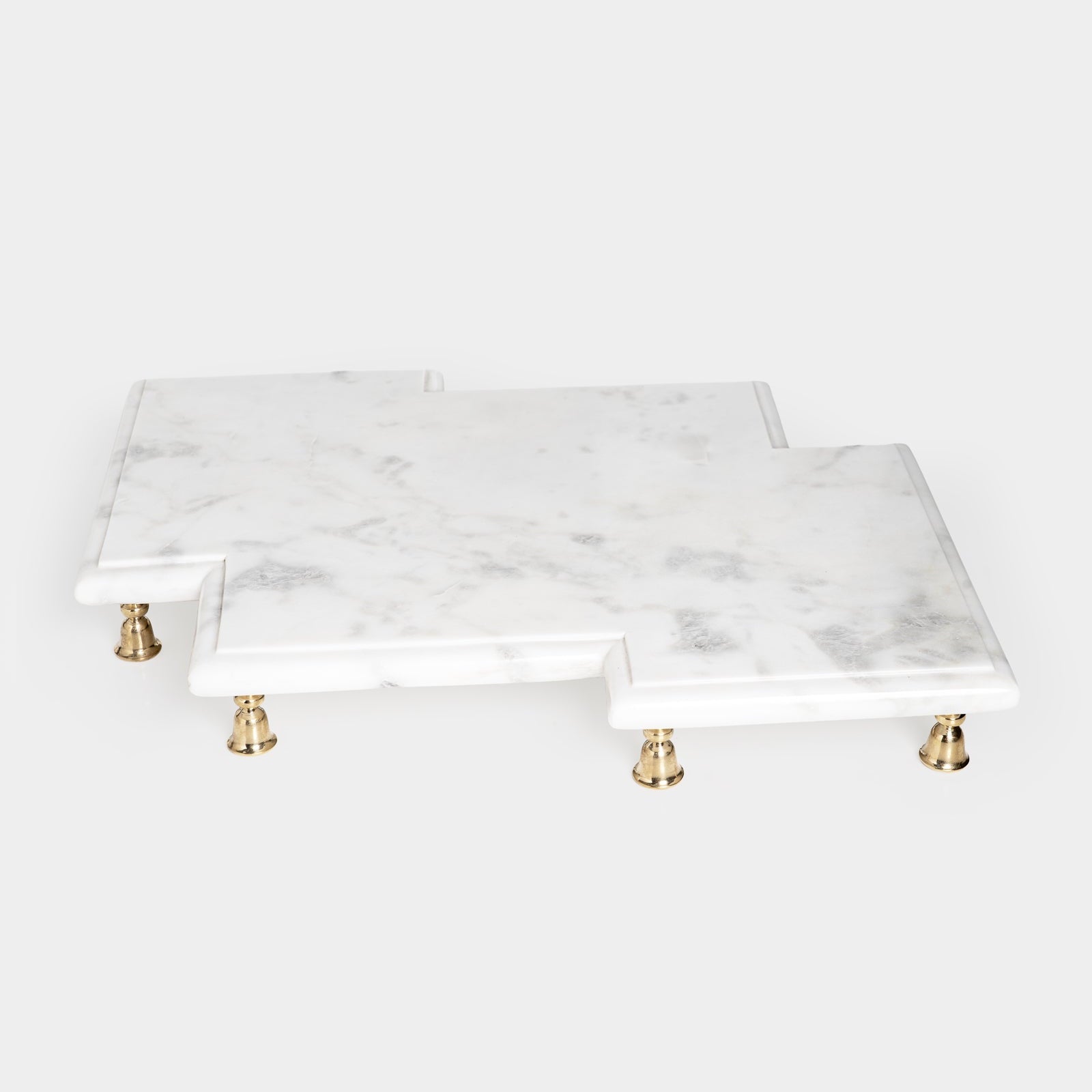 Ahilya Ghat Pedestal Platter Zigzag Accessory Serving & Dining