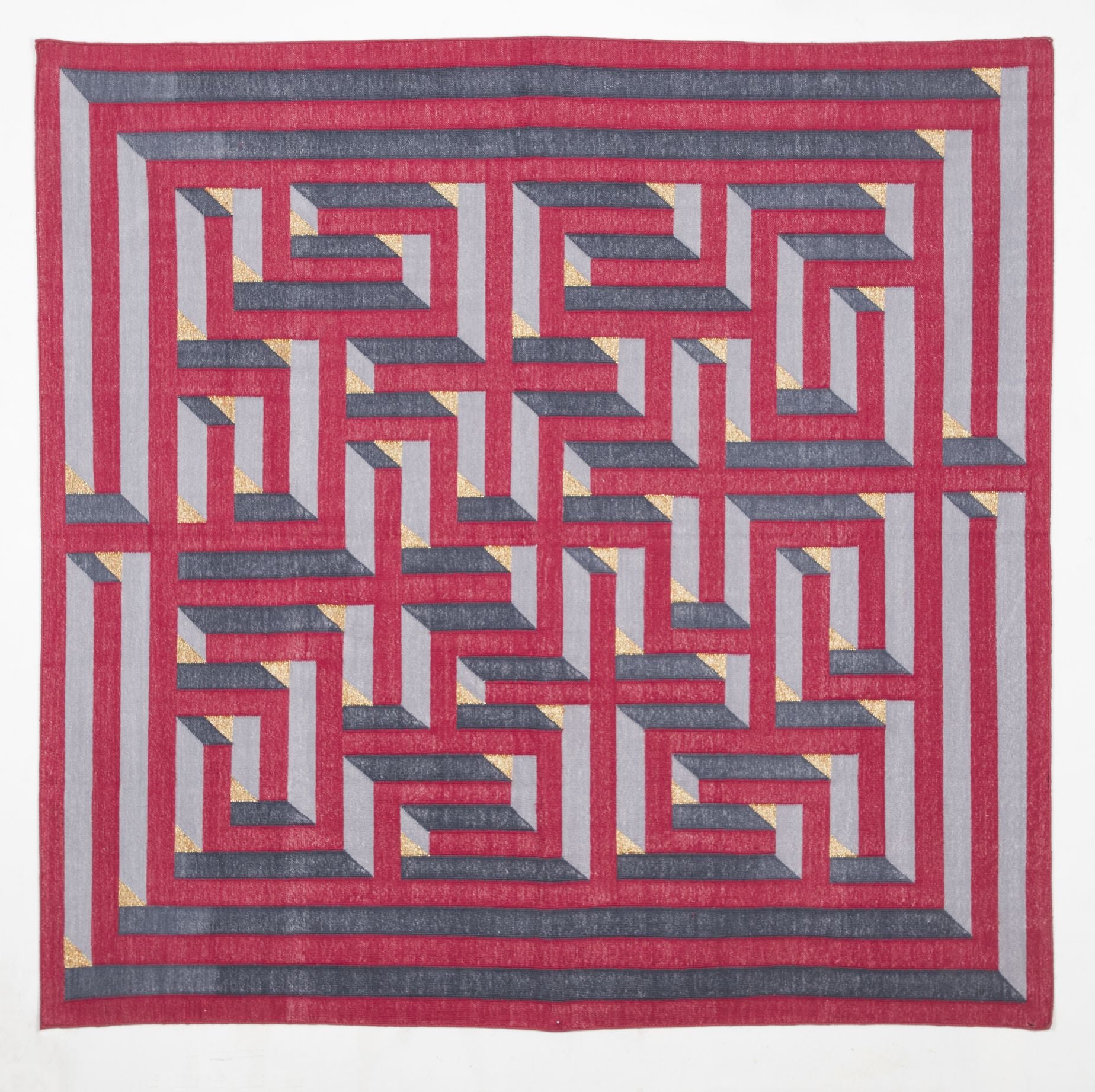 Amaze Dhurrie DEEG Square 8'x8'