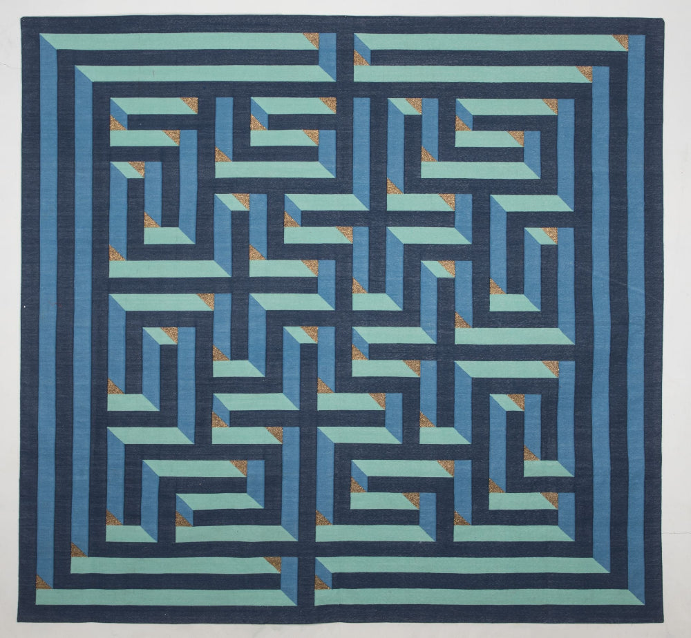 Amaze Dhurrie DEEG Square 8'x8'