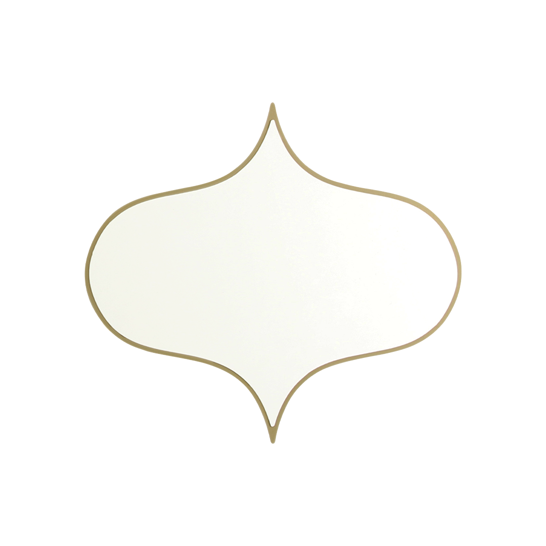 Ogee Magnetic Wall Art Organiser White