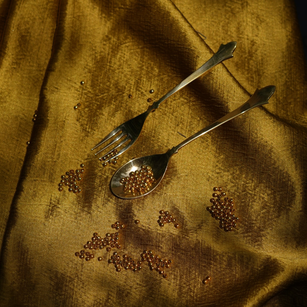 Crescent Spoon & Fork