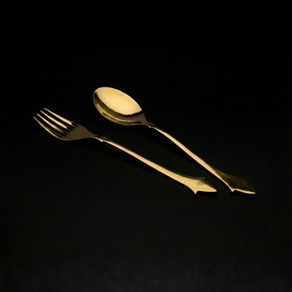 Crescent Spoon & Fork